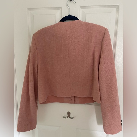 Zara pink cropped blazer - Picture 2 of 6